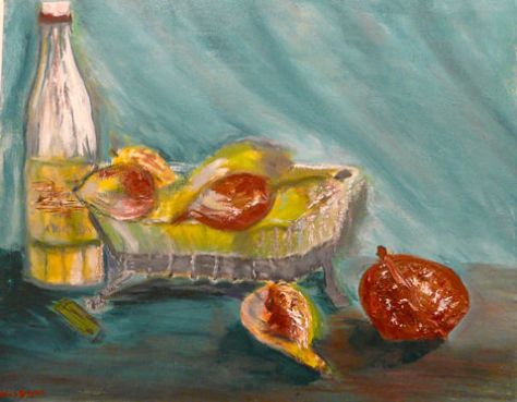 Lo Spuntino Oil on canvas 20x24