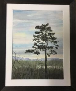 Snake Pine, Watercolor